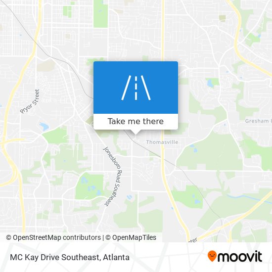 MC Kay Drive Southeast map