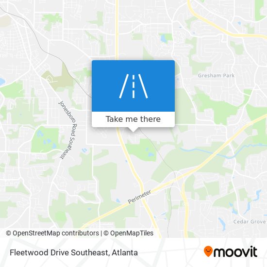 Mapa de Fleetwood Drive Southeast