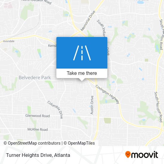 Turner Heights Drive map