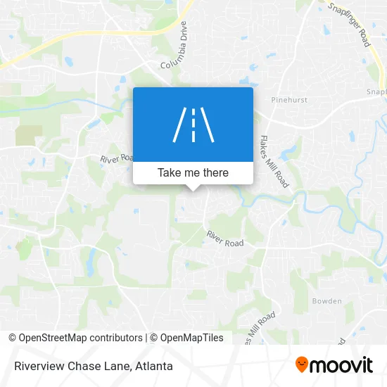 Riverview Chase Lane map