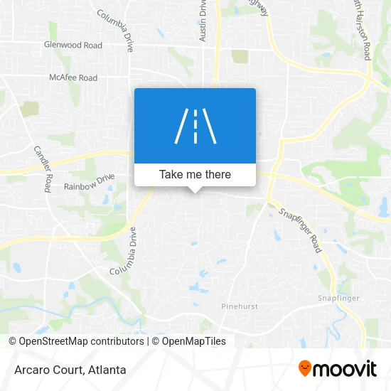 Arcaro Court map