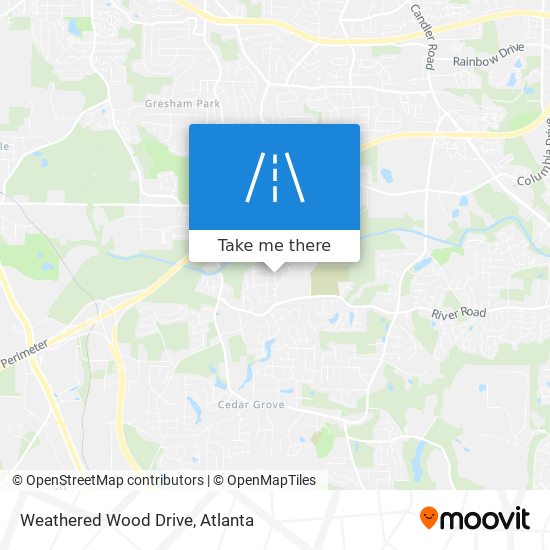 Mapa de Weathered Wood Drive