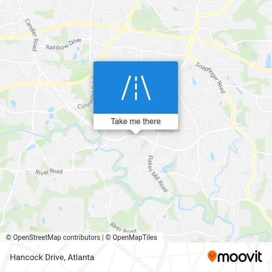 Hancock Drive map