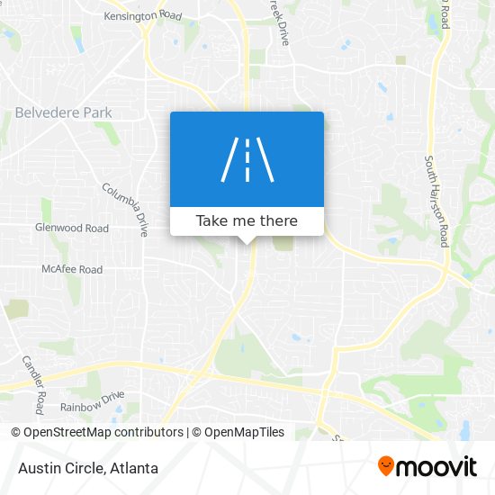 Austin Circle map