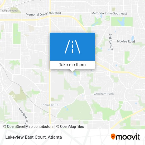 Mapa de Lakeview East Court