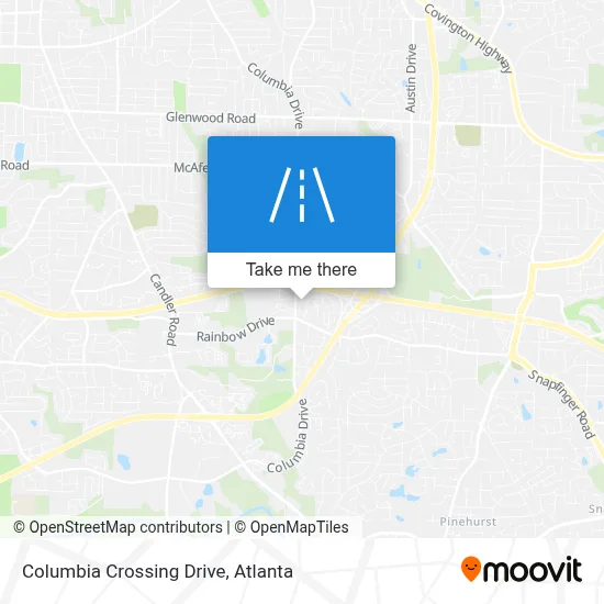 Columbia Crossing Drive map