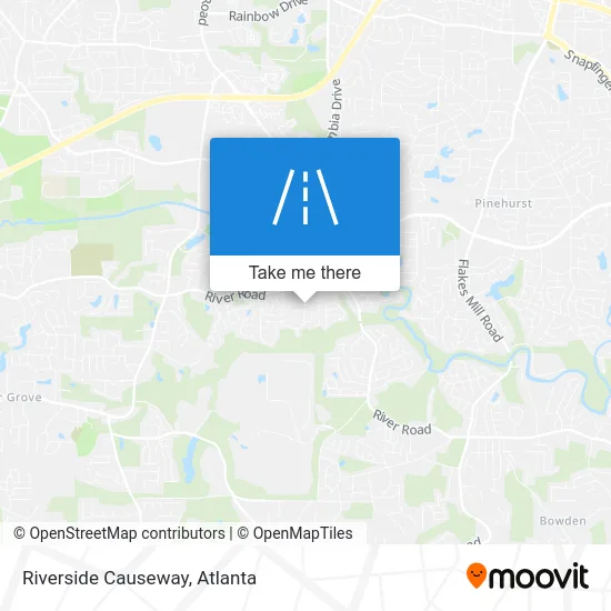 Riverside Causeway map