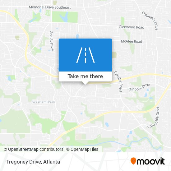 Mapa de Tregoney Drive