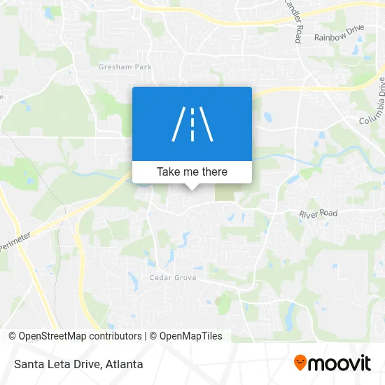 Santa Leta Drive map
