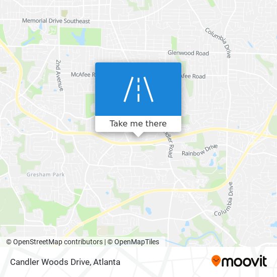 Mapa de Candler Woods Drive