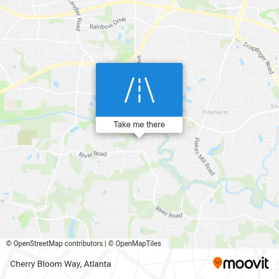 Cherry Bloom Way map