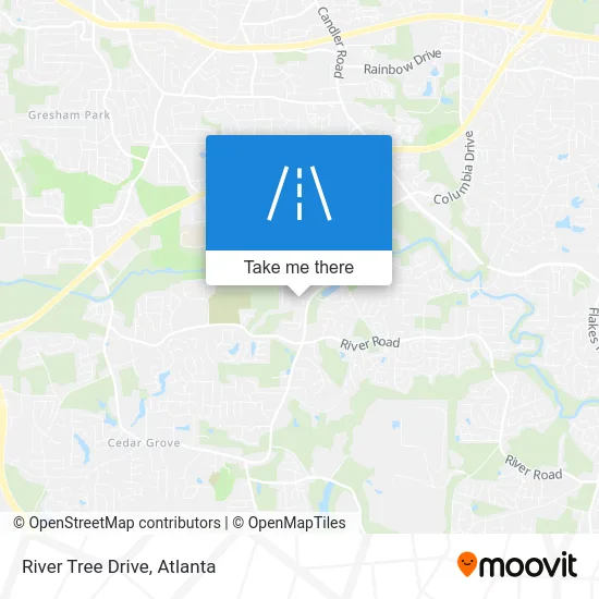 River Tree Drive map