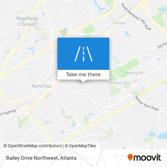 Mapa de Bailey Drive Northwest