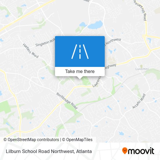 Mapa de Lilburn School Road Northwest