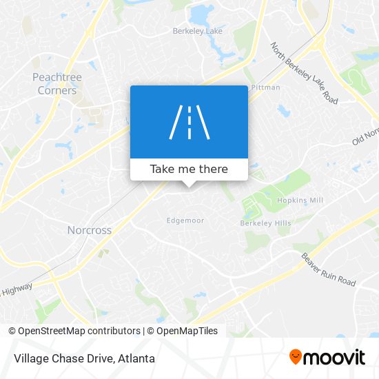 Village Chase Drive map