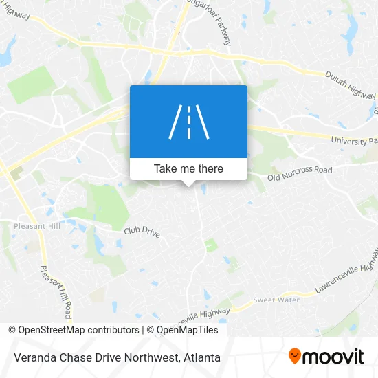 Veranda Chase Drive Northwest map