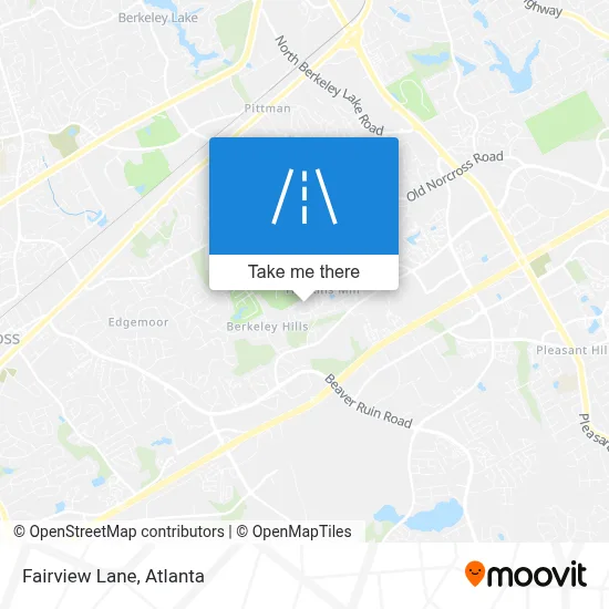 Fairview Lane map
