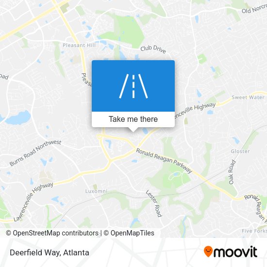 Mapa de Deerfield Way