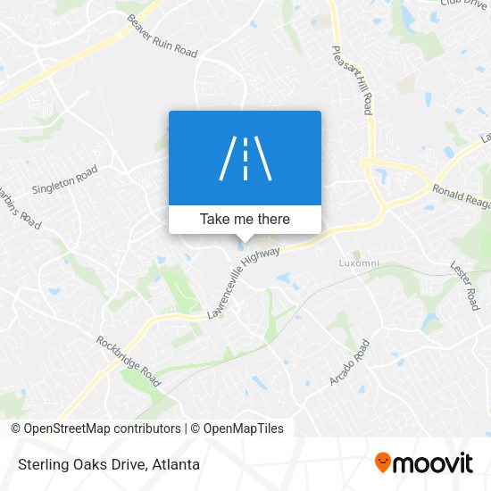 Mapa de Sterling Oaks Drive