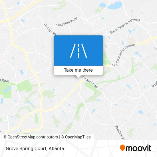 Grove Spring Court map