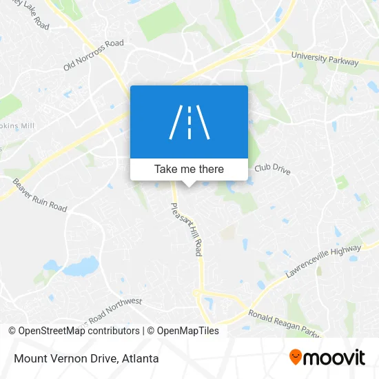 Mount Vernon Drive map
