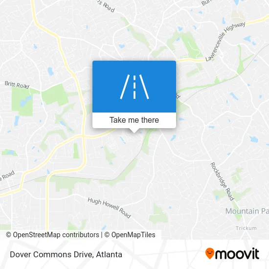 Dover Commons Drive map