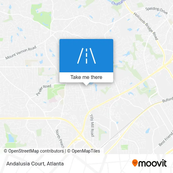Andalusia Court map