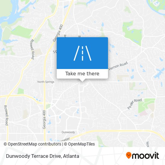 Mapa de Dunwoody Terrace Drive