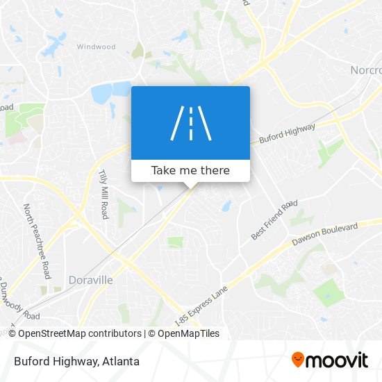 Mapa de Buford Highway