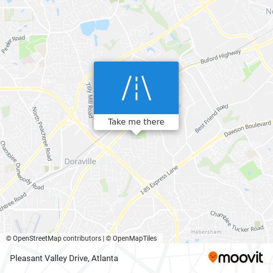 Mapa de Pleasant Valley Drive