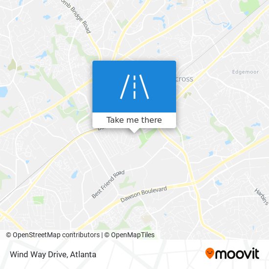 Wind Way Drive map