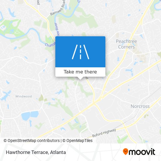 Hawthorne Terrace map