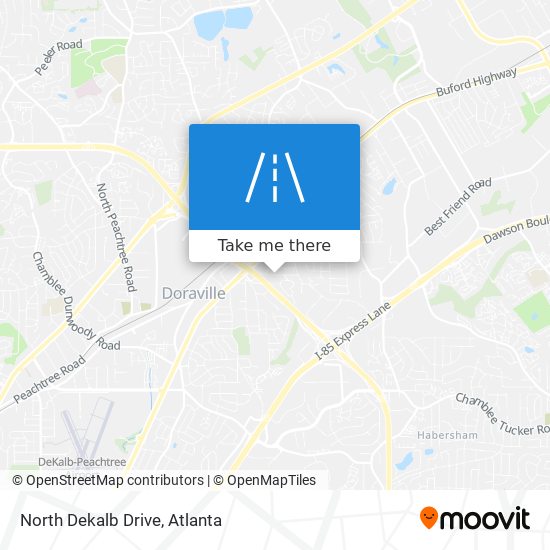 Mapa de North Dekalb Drive