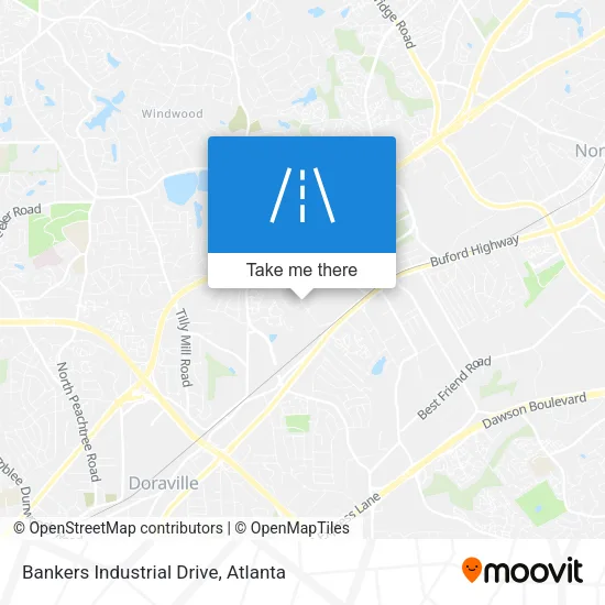 Bankers Industrial Drive map