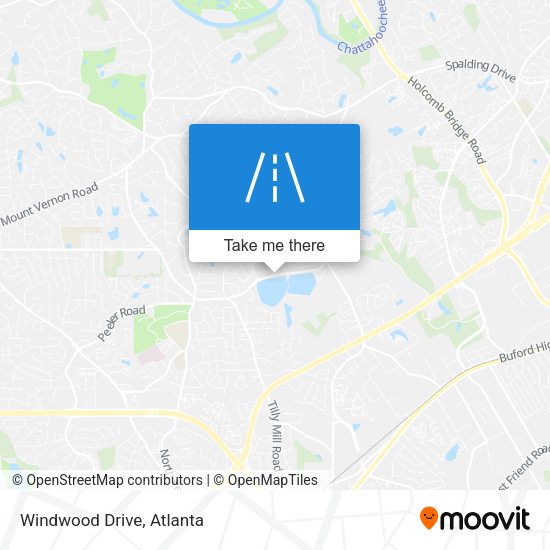 Mapa de Windwood Drive