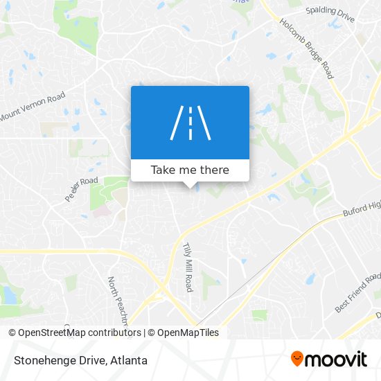 Stonehenge Drive map