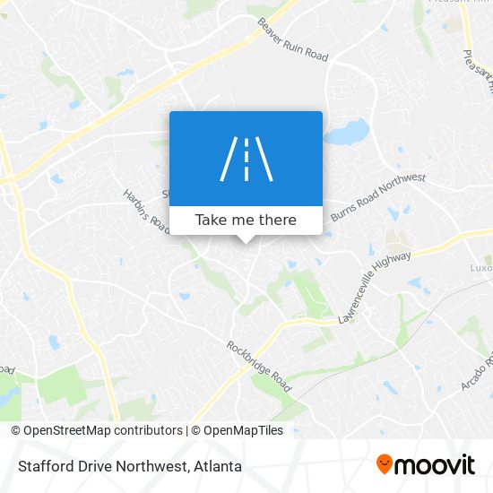 Mapa de Stafford Drive Northwest