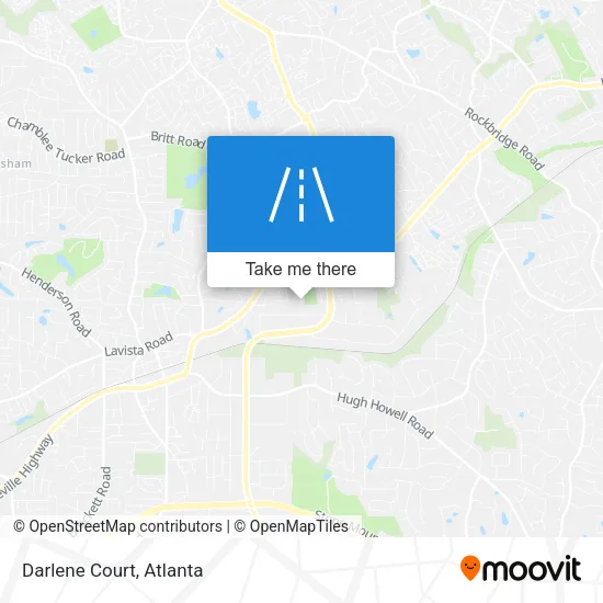 Darlene Court map