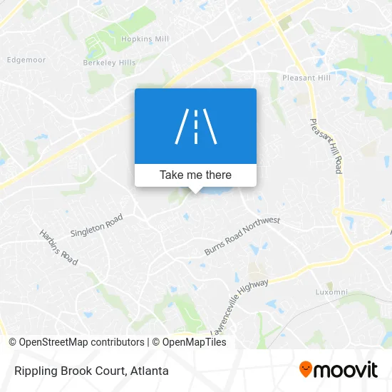 Rippling Brook Court map