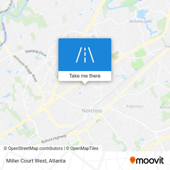 Mapa de Miller Court West