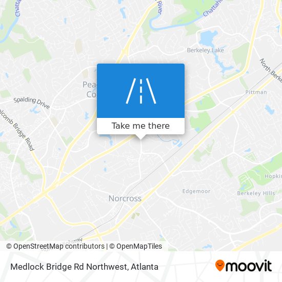 Mapa de Medlock Bridge Rd Northwest