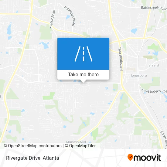 Rivergate Drive map