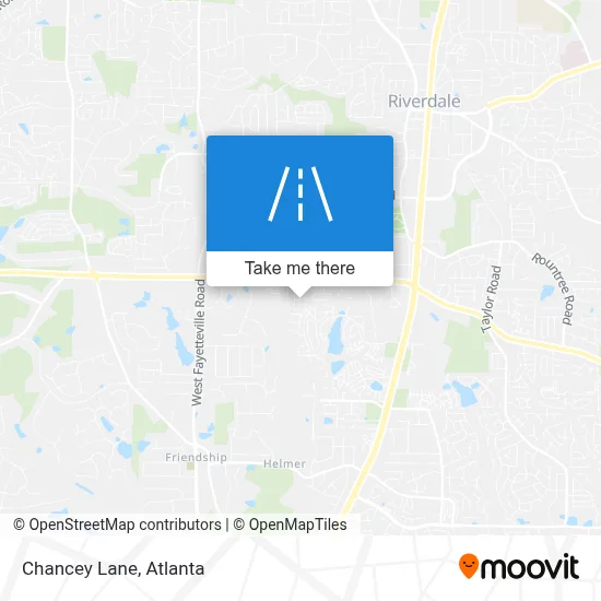Chancey Lane map