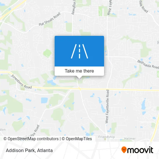 Addison Park map
