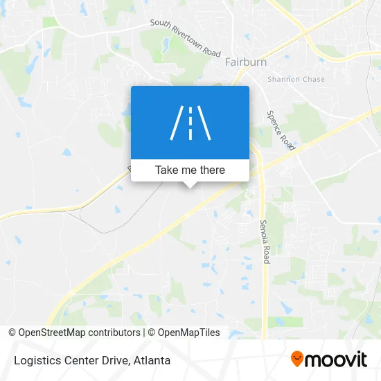 Logistics Center Drive map