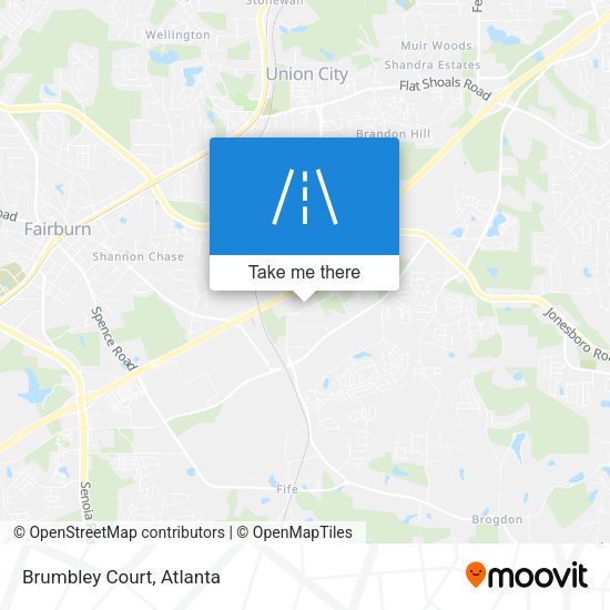 Mapa de Brumbley Court