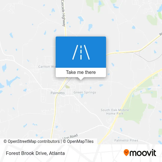 Forest Brook Drive map