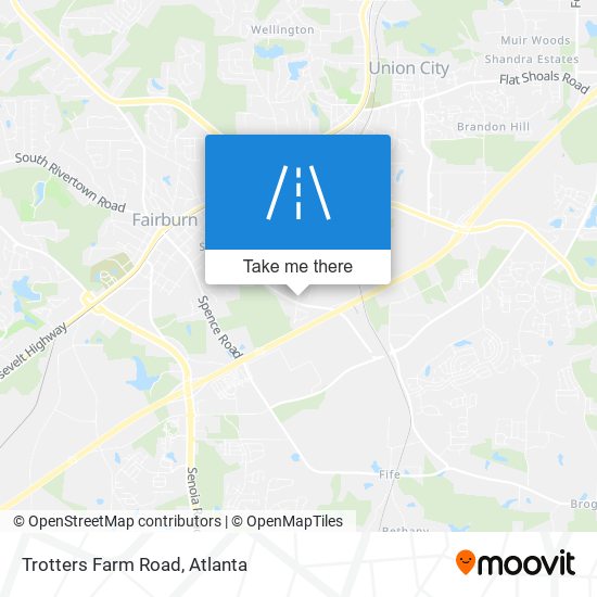 Trotters Farm Road map