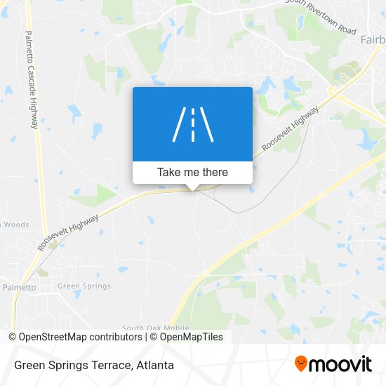 Green Springs Terrace map