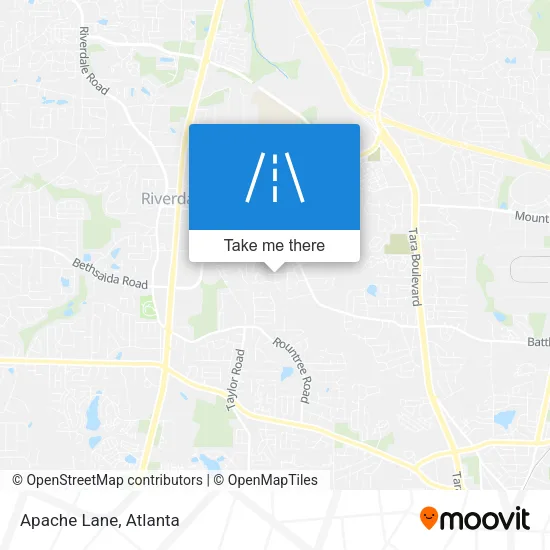 Apache Lane map